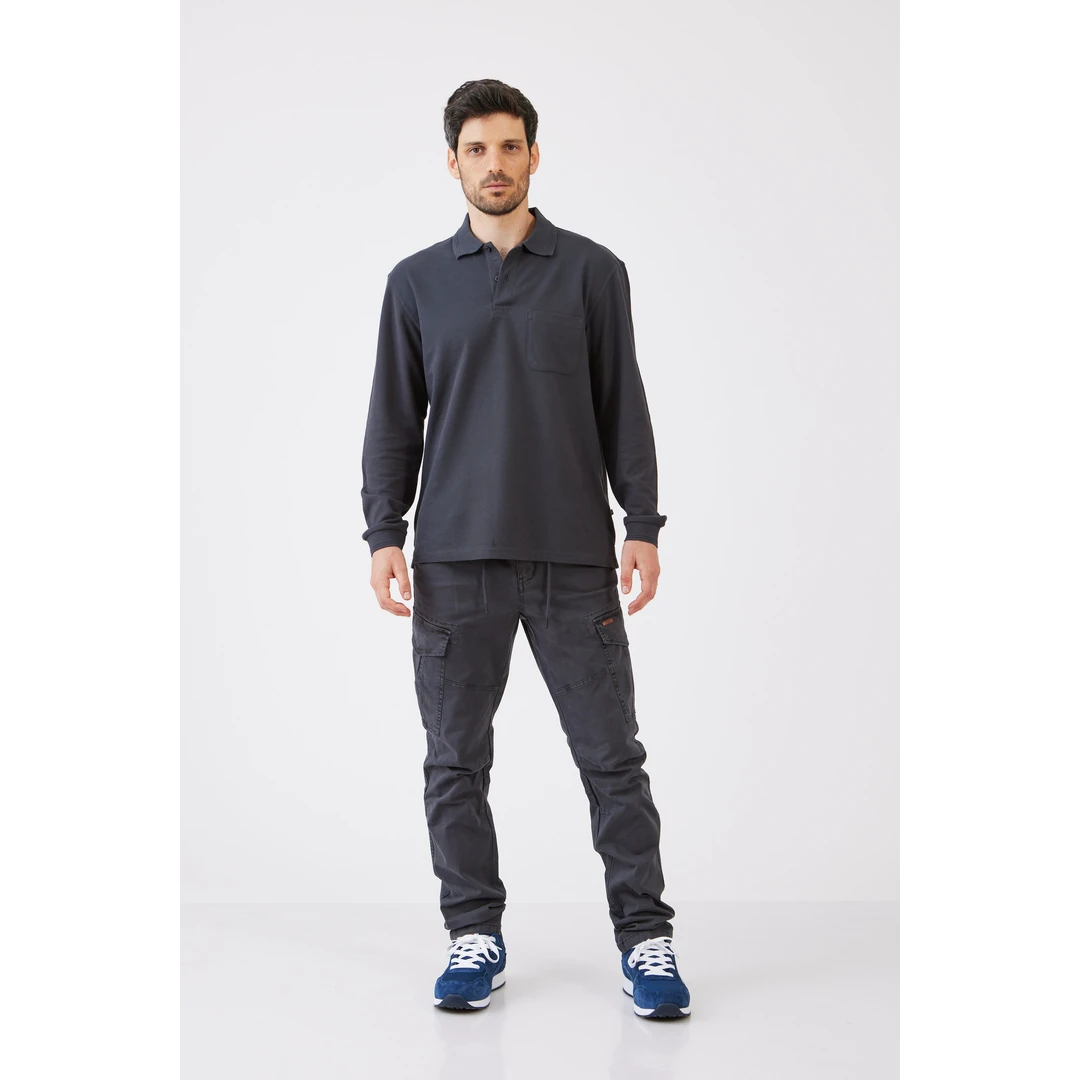 מכנסי דגמ"ח אקסטרים בגזרת Slim - שחור