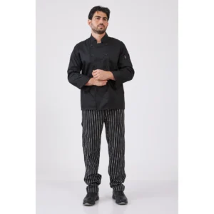 מכנסי שף גומי עם פסים