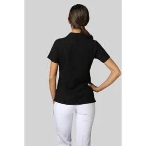 חולצת פולו ורד לנשים - black