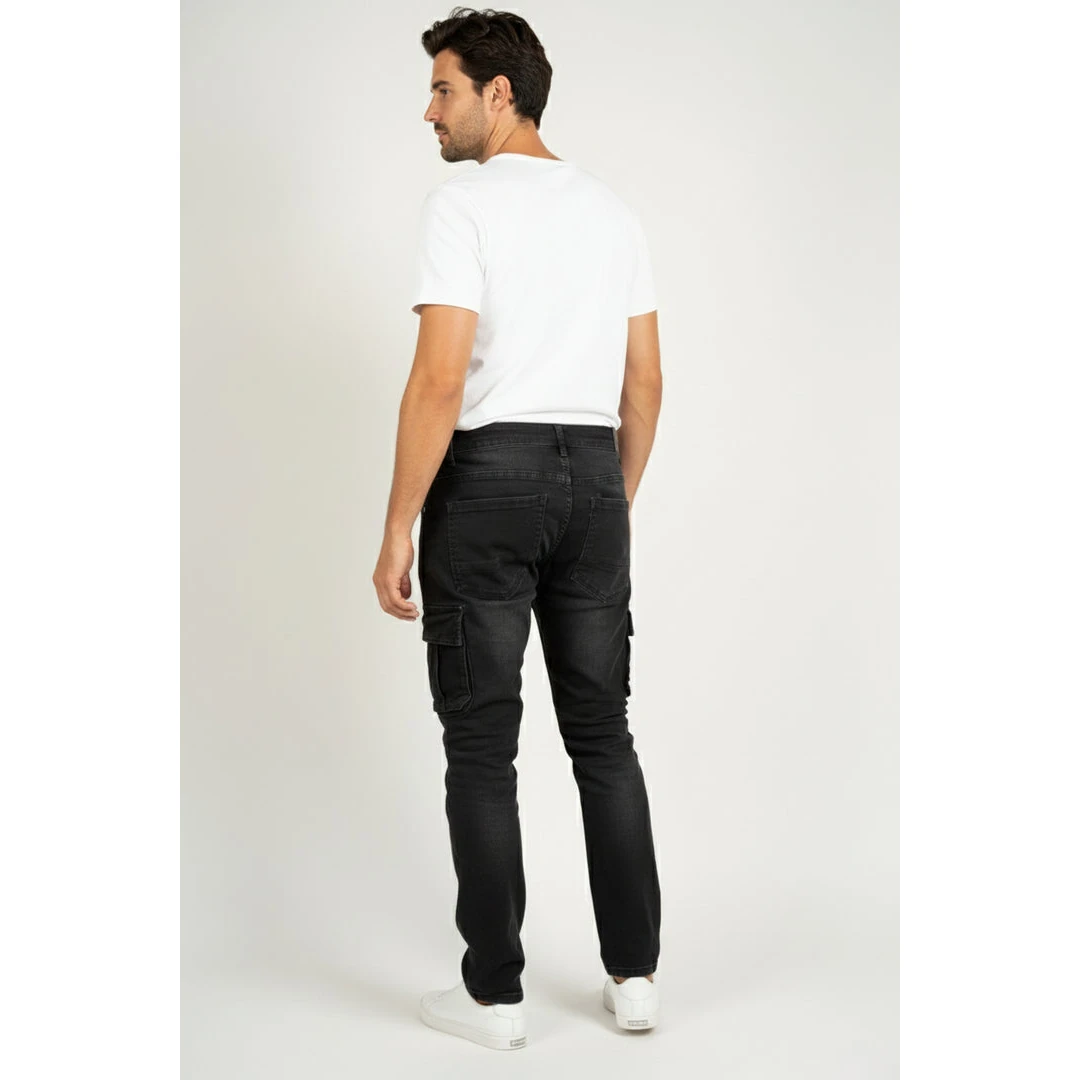 דגמ"ח ג'ינס סלים - שחור